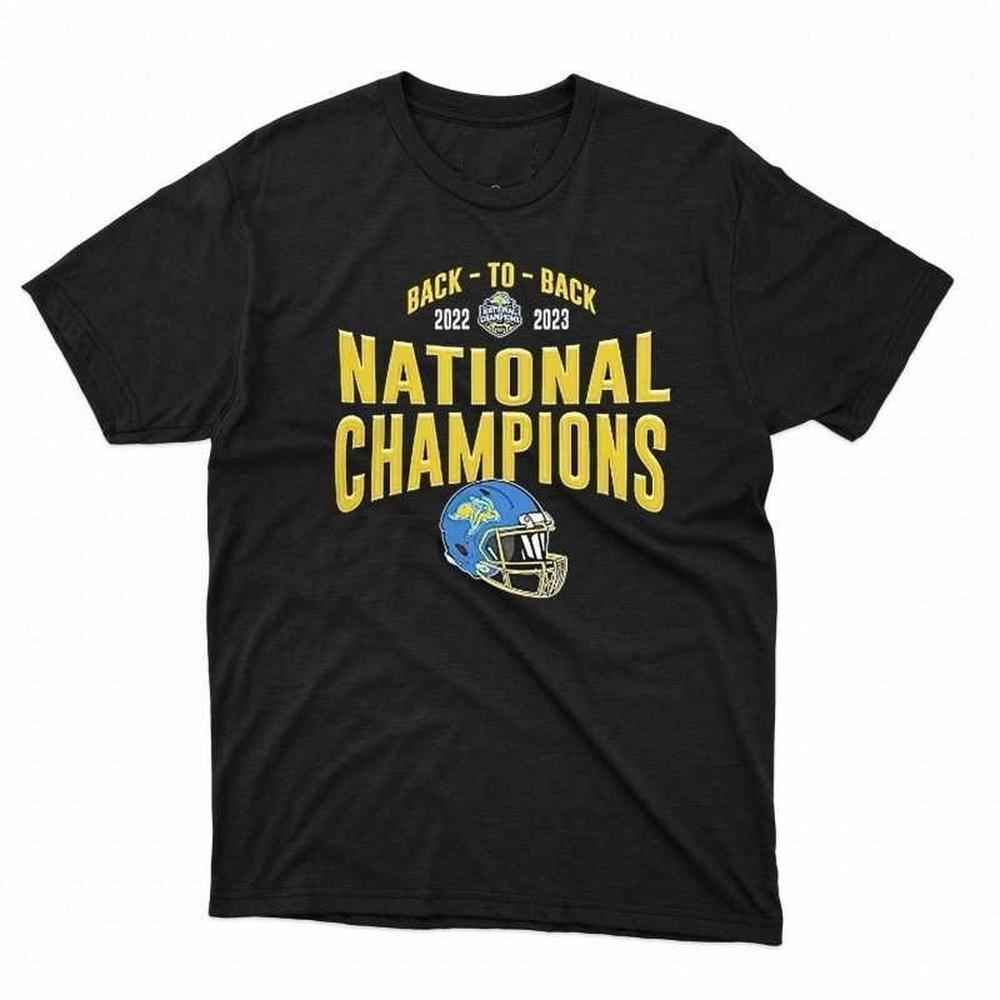 South Dakota State Jackrabbits National Champions Helmet Back To Back Shirt